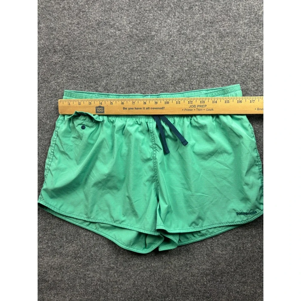 Patagonia Baggies Shorts Womens 14 Green Quick Dry Outdoor Casual